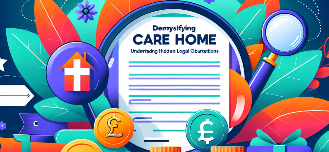 Demystifying Care Home Contracts: Understanding Hidden Fees and Legal Obligations to Protect Your Assets in England and Wales